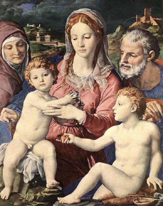 Agnolo Bronzino Holy Family oil painting image